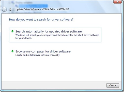 Windows 7 video driver